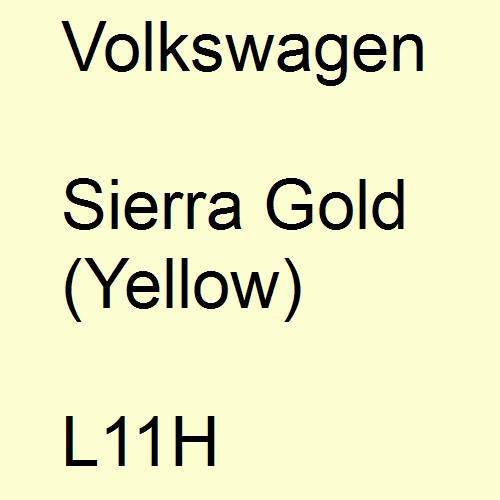 Volkswagen, Sierra Gold (Yellow), L11H.